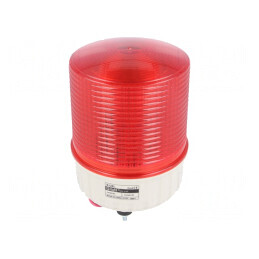 Semnalizator Luminos Lumină Continuă și Intermitentă 24V Roșu | Electronic-mag.ro | Componente Electronice