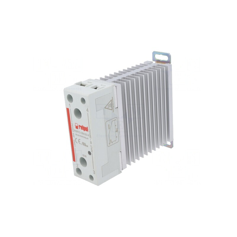 Releu semiconductor 1-fazat 20A 24-280VAC | Electronic-mag.ro | Componente Electronice Releu semiconductor 1-fazat 20A 24-280VAC | Electronic-mag.ro | Componente Electronice