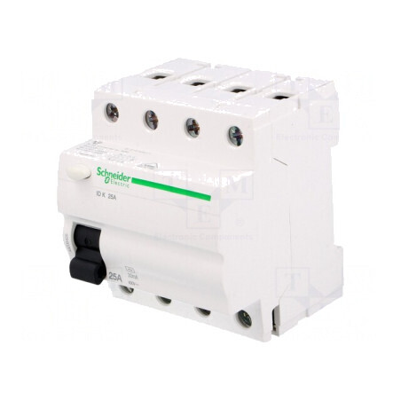 Întrerupător diferenţial 25A 30mA 4P 400VAC | Electronic-mag.ro | Componente Electronice