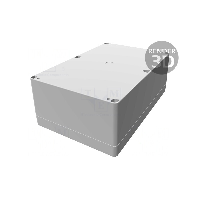 Carcasă Universală 160x240x90mm Policarbonat Gri | Electronic-mag.ro | Componente Electronice