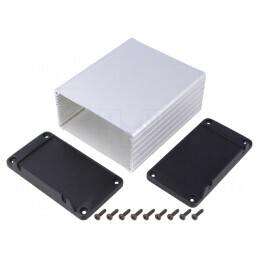Carcasă aluminiu ecranare 104x120x55 mm naturală | Electronic-mag.ro | Componente Electronice