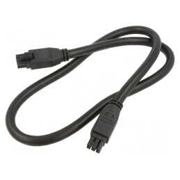 Cablu Mega-Fit Mamă 6 PIN 1m 12A PVC Aurit | Electronic-mag.ro | Componente Electronice
