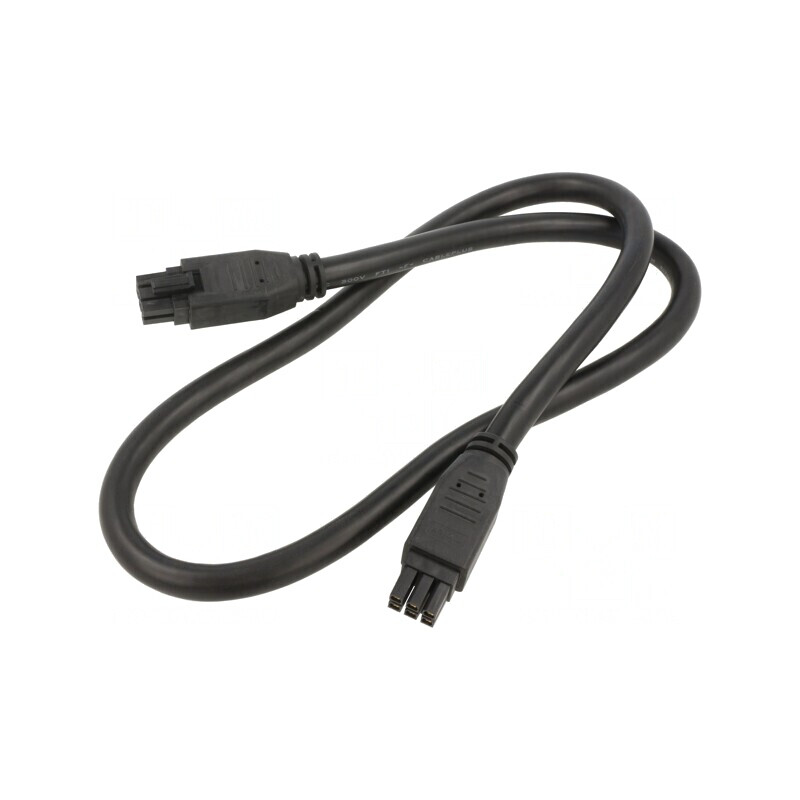 Cablu Mega-Fit Mamă 6 PIN 1m 12A PVC Aurit | Electronic-mag.ro | Componente Electronice