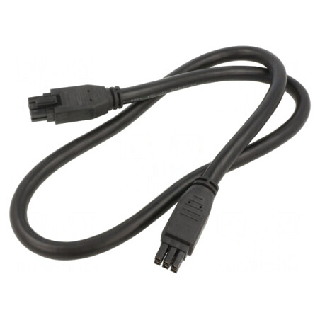 Cablu Mega-Fit Mamă 6 PIN 1m 12A PVC Aurit | Electronic-mag.ro | Componente Electronice