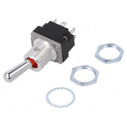 Comutator Basculant DPDT ON-ON 0.1A 28VAC | Electronic-mag.ro | Componente Electronice