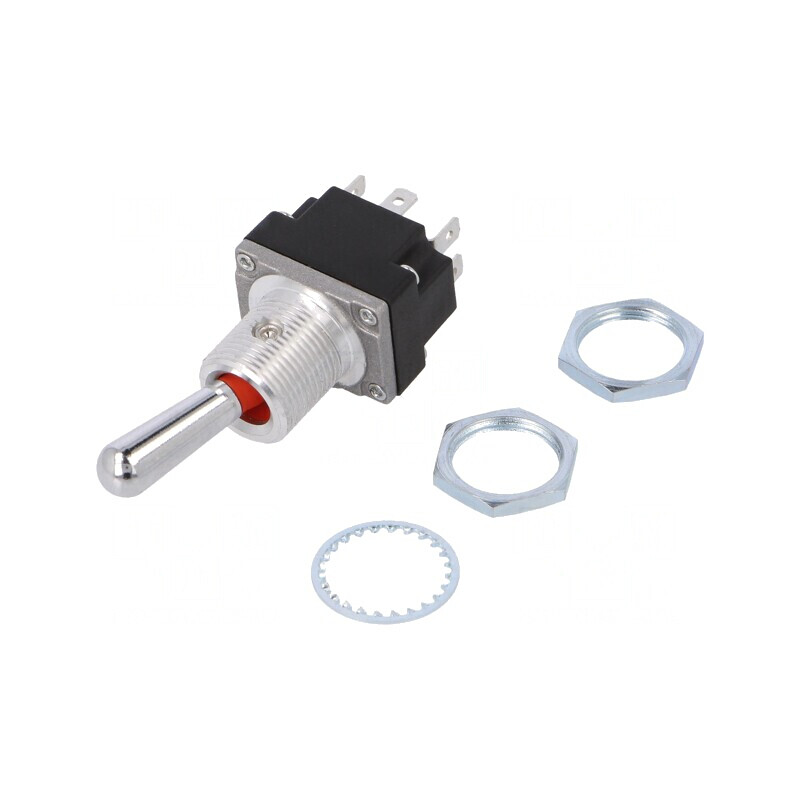 Comutator Basculant DPDT ON-ON 0.1A 28VAC | Electronic-mag.ro | Componente Electronice