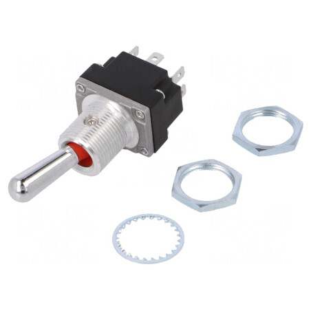 Comutator Basculant DPDT ON-ON 0.1A 28VAC | Electronic-mag.ro | Componente Electronice