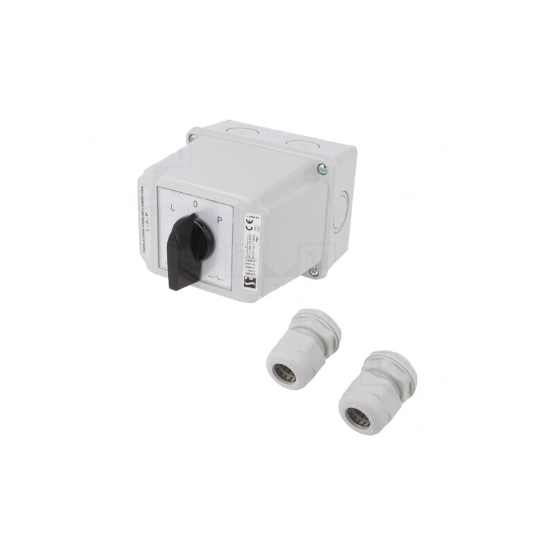 Comutator cu Came 40A 3 Poli 3 Pozitii IP65 | Electronic-mag.ro | Componente Electronice
