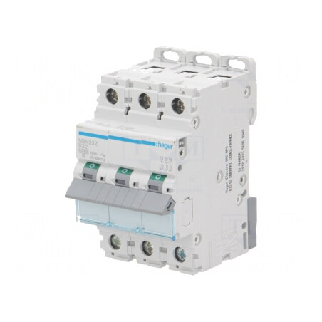 Întrerupător de Supracurent 32A 3 Poli 10kA 230/400VAC | Electronic-mag.ro | Componente Electronice