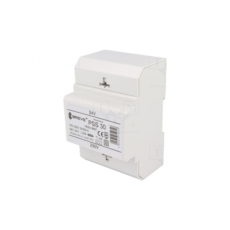 Transformator de Alimentare 30VA 230VAC 24V cu Cleme | Electronic-mag.ro | Componente Electronice