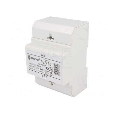 Transformator de Alimentare 30VA 230VAC 24V cu Cleme | Electronic-mag.ro | Componente Electronice