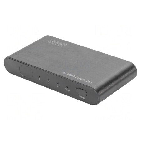Switch HDMI 2.0, 3 Porturi, Negru | Electronic-mag.ro | Componente Electronice