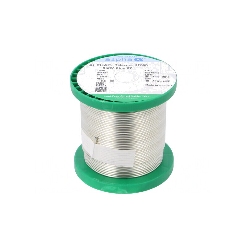 Sârmă de Lipit fără Plumb 1,5mm 0,5kg TELECORE HF-850 | Electronic-mag.ro | Componente Electronice Sârmă de Lipit fără Plumb 1,5mm 0,5kg TELECORE HF-850 | Electronic-mag.ro | Componente Electronice