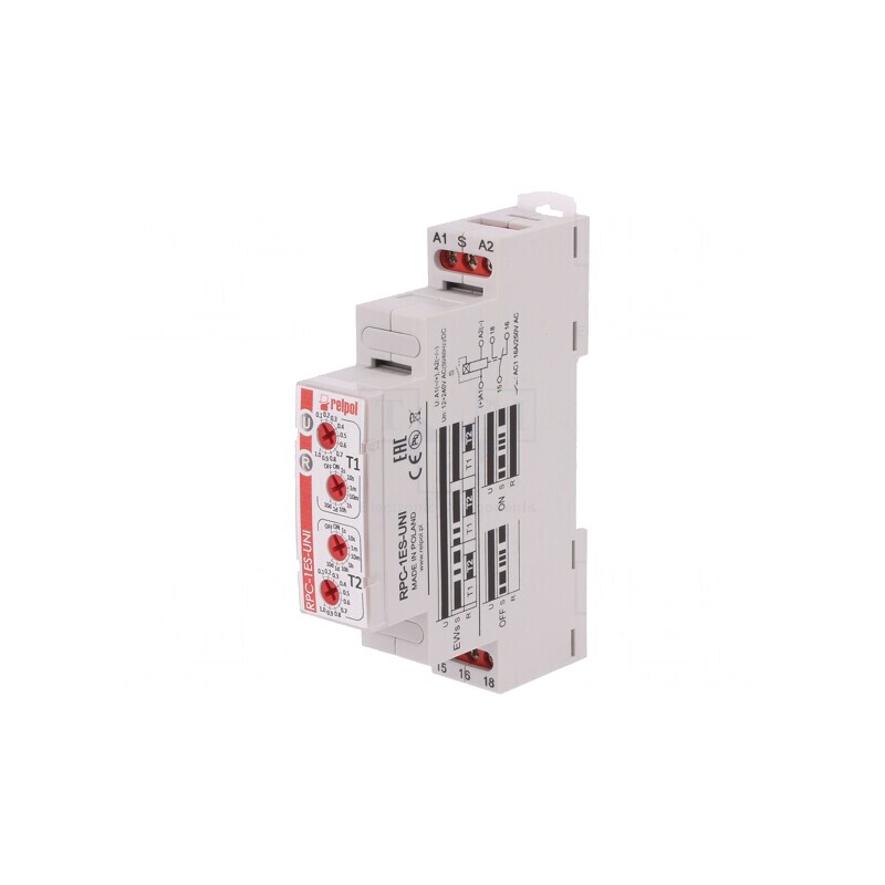 Timer Digital Programabil 1s-10zile 12-240VAC 24VDC 16A | Electronic-mag.ro | Componente Electronice