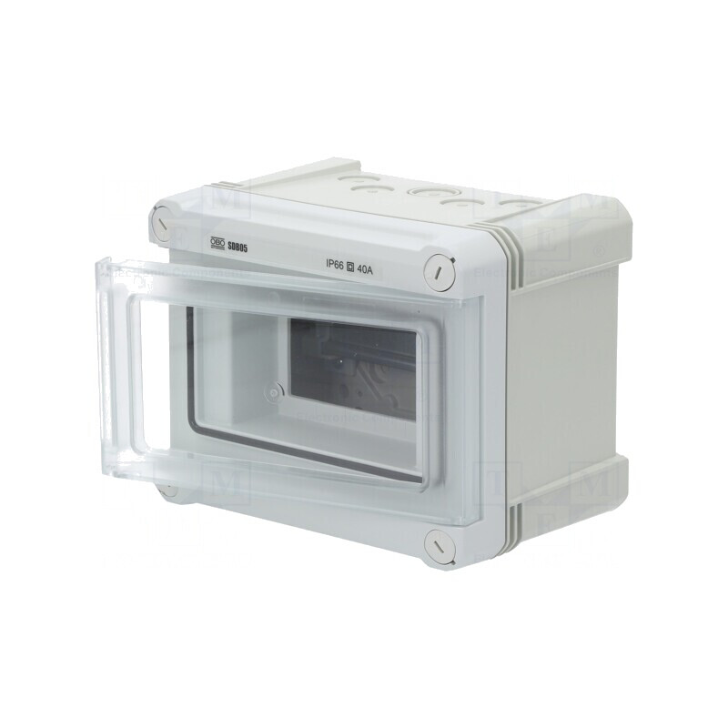 Carcasă modulară IP66 pentru perete gri deschis | Electronic-mag.ro | Componente Electronice