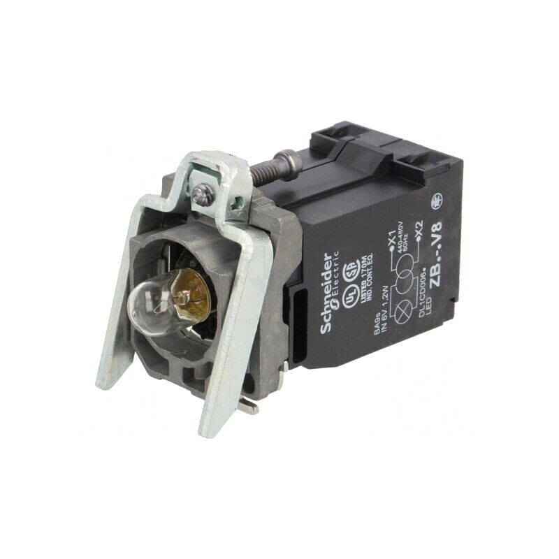Lumină de Control 22mm Harmony XB4 BA9S ZB4BV8 | Electronic-mag.ro | Componente Electronice Lumină de Control 22mm Harmony XB4 BA9S ZB4BV8 | Electronic-mag.ro | Componente Electronice