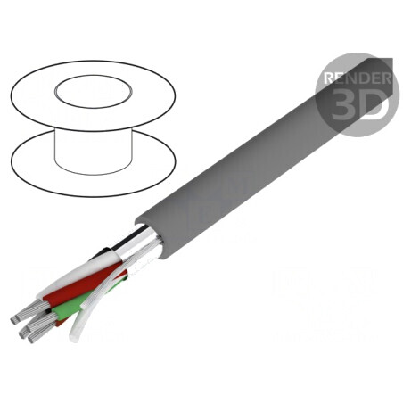 Cablu Alpha Essential C&C Ecranat 5x24AWG PVC | Electronic-mag.ro | Componente Electronice