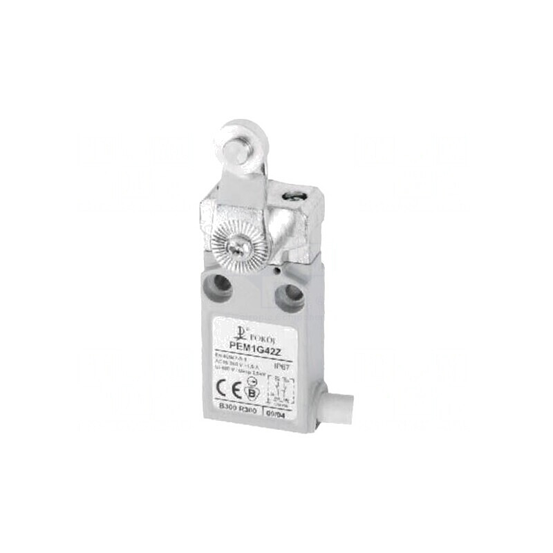 Limitator cursă manetă 27mm cu rolă metalică Ø14mm NO NC | Electronic-mag.ro | Componente Electronice