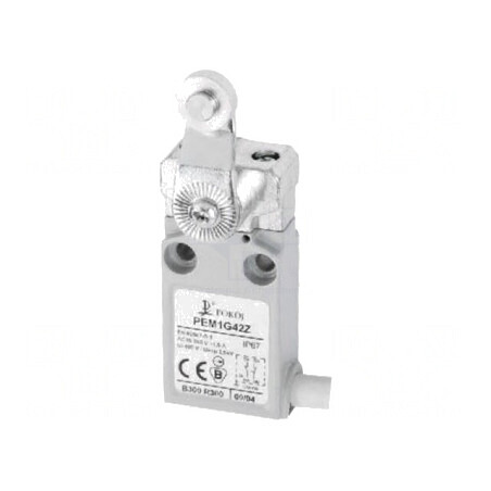 Limitator cursă manetă 27mm cu rolă metalică Ø14mm NO NC | Electronic-mag.ro | Componente Electronice
