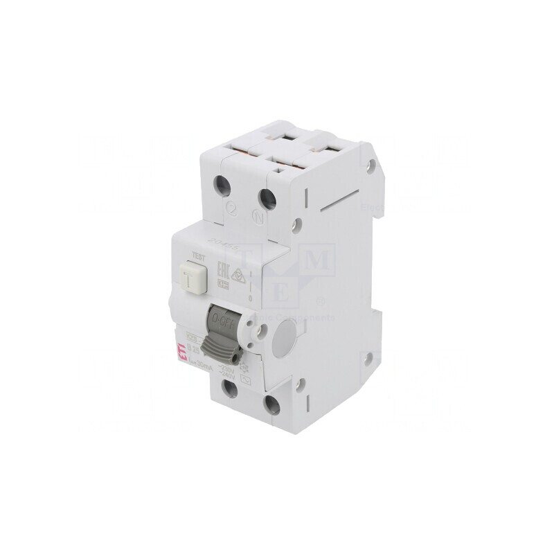 Întrerupător RCBO 25A 30mA 2P 230/400V IP20 | Electronic-mag.ro | Componente Electronice