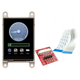 Afișaj TFT 2,4" 240x320 cu PICASO | Electronic-mag.ro | Componente Electronice