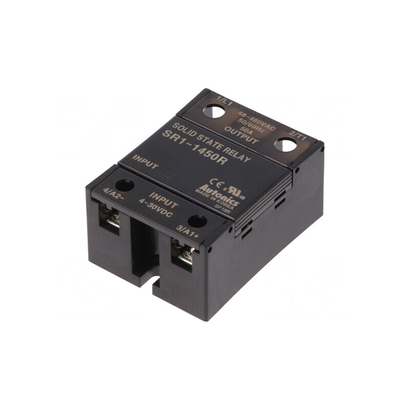 Releu Semiconductor 1-fazat 50A 48-480VAC | Electronic-mag.ro | Componente Electronice