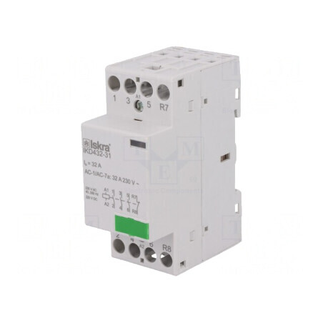 Contactor 4-polar 32A 230VAC 220VDC NC NO | Electronic-mag.ro | Componente Electronice
