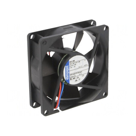 Ventilator axial 12V 80x80x25mm 79m3/h 37dBA cu bilă | Electronic-mag.ro | Componente Electronice