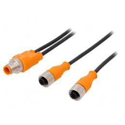 Adaptor în T M12 tată-M12 mamă x2 DeviceNet/CANopen | Electronic-mag.ro | Componente Electronice