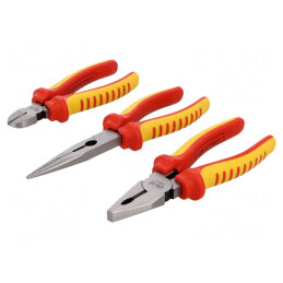 Kit clești 1kVAC pentru lucrări electrice sub tensiune cu geantă | Electronic-mag.ro | Componente Electronice