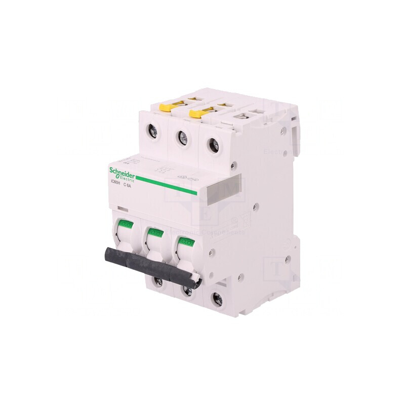 Întrerupător Supracurent 3P 6A 400VAC C | Electronic-mag.ro | Componente Electronice