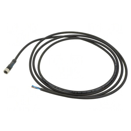 Cablu Conectare M8 PIN 3 Drept 10m 60VAC 4A | Electronic-mag.ro | Componente Electronice