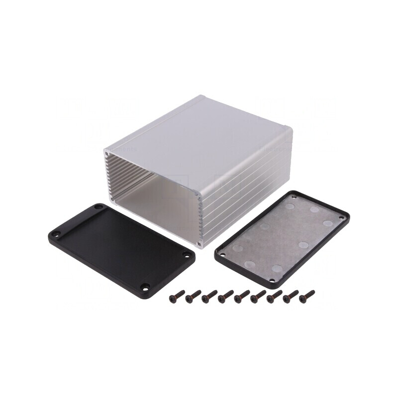 Carcasă aluminiu ecranare 104x120x55mm naturală | Electronic-mag.ro | Componente Electronice