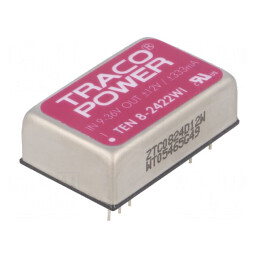 Convertor DC/DC 8W 9-36V la 12V/-12V DIP24 | Electronic-mag.ro | Componente Electronice