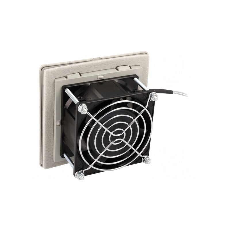 Ventilator AC axial 230V 80x80x38mm 25m3/h 31dBA IP54 | Electronic-mag.ro | Componente Electronice