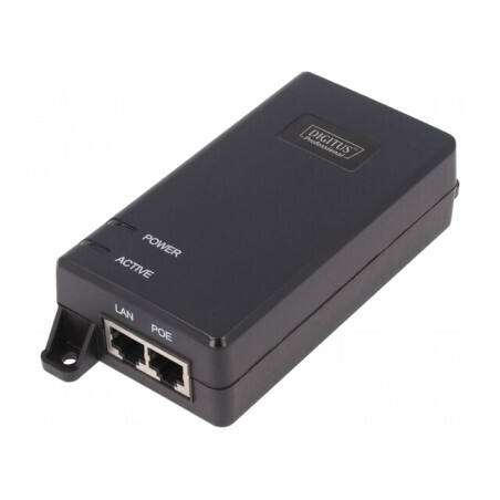 Alimentator PoE activă 30W 100m 10/100/1000Mbps | Electronic-mag.ro | Componente Electronice