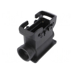 Carcasă pentru conectori HDC Han-Eco B 16B drept | Electronic-mag.ro | Componente Electronice