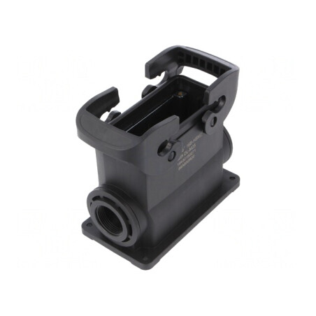 Carcasă pentru conectori HDC Han-Eco B 16B drept | Electronic-mag.ro | Componente Electronice