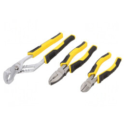 Set Clești Laterali Reglabili Universali 3 Buc. STHT0-74471 | Electronic-mag.ro | Componente Electronice