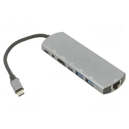 Adaptor USB 3.0/3.1 Nichelat 0.15m Negru 5Gbps Argintiu | Electronic-mag.ro | Componente Electronice