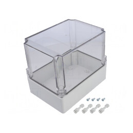 Carcasă Universală Policarbonat 125x175x150mm | Electronic-mag.ro | Componente Electronice