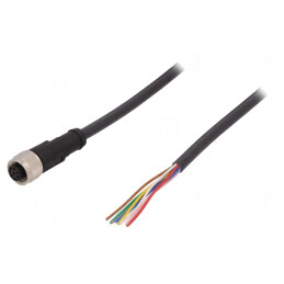 Cablu Conectare M12 8-PIN 10m 30VAC 4A | Electronic-mag.ro | Componente Electronice