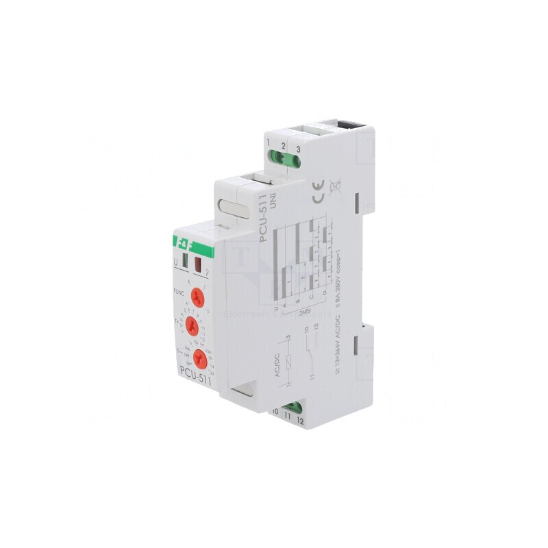 Timer SPDT 0,1s-24zile 12-264V AC/DC pentru șină DIN | Electronic-mag.ro | Componente Electronice Timer SPDT 0,1s-24zile 12-264V AC/DC pentru șină DIN | Electronic-mag.ro | Componente Electronice