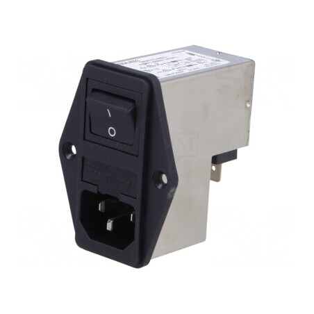 Conector Alimentare AC Soclu Tată 4A 250V 1.5mH | Electronic-mag.ro | Componente Electronice