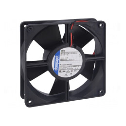Ventilator axial 48VDC 119x119x32mm 170m3/h 45dBA cu bilă | Electronic-mag.ro | Componente Electronice