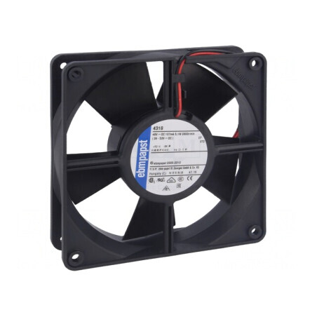 Ventilator axial 48VDC 119x119x32mm 170m3/h 45dBA cu bilă | Electronic-mag.ro | Componente Electronice