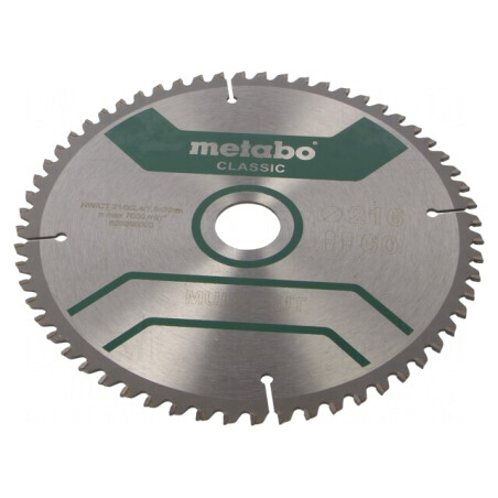 Disc Ferăstrău Circular 216mm 60 Dinți | Electronic-mag.ro | Componente Electronice