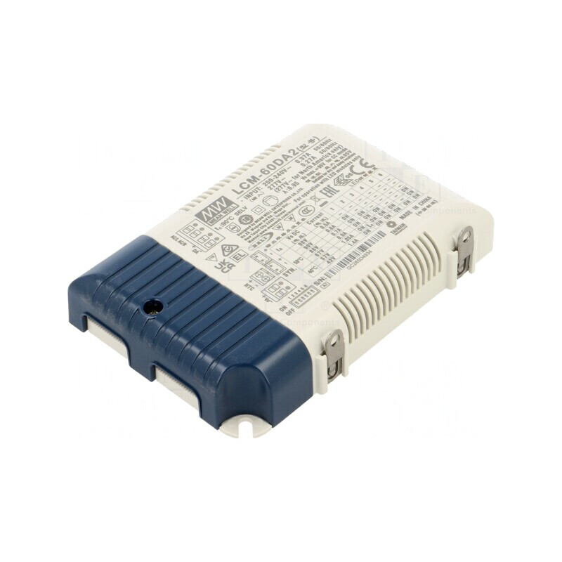 Alimentator LED 60W 2-90VDC 500-1400mA 180-295VAC | Electronic-mag.ro | Componente Electronice