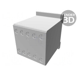 Contactor: 3-polar | NO x3 | Contacte auxiliare: NC | 12VDC | 12A | BG | 11BG1201D012