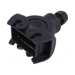 Carcasă pentru Conectori HDC Han-Eco B Drept 10B | Electronic-mag.ro | Componente Electronice